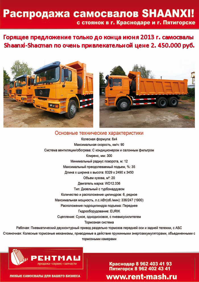 Самосвалы Shaanxi-Shacman
