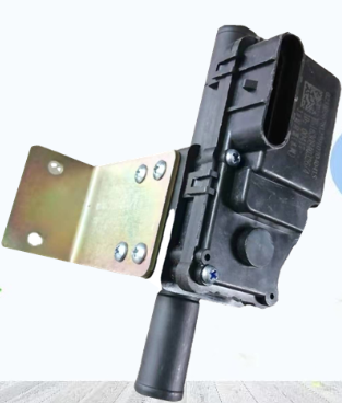 Кран печки электронный Howo оригинал WG1642840025/2