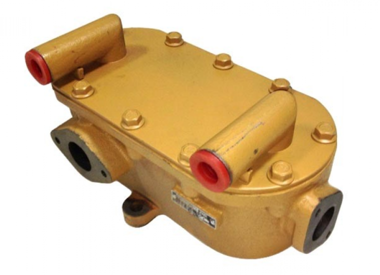Маслоохладитель для двигателей Yuchai YC6108 и YC6B125 1640H-1013100A